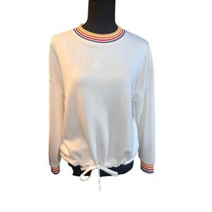 Aldi Gear 2024 Ladies Cream Drawstring Pullover Sweater small super soft
